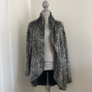 Faux Fur Grey Jacket
